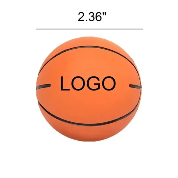 Custom Mini Elastic Rubber Basketball Bouncy Balls 2