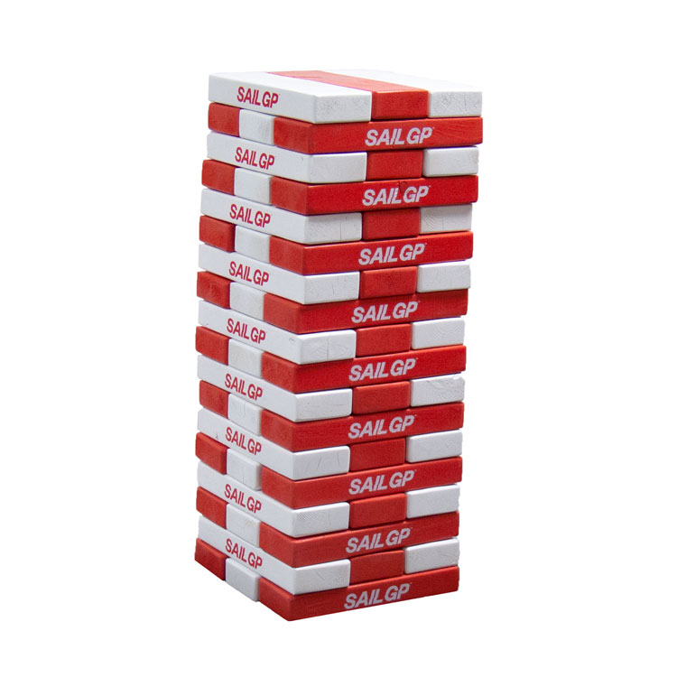 Jumbo Toppling Tower Blocks Game 2 Custom Color Finish 1Imprint Location