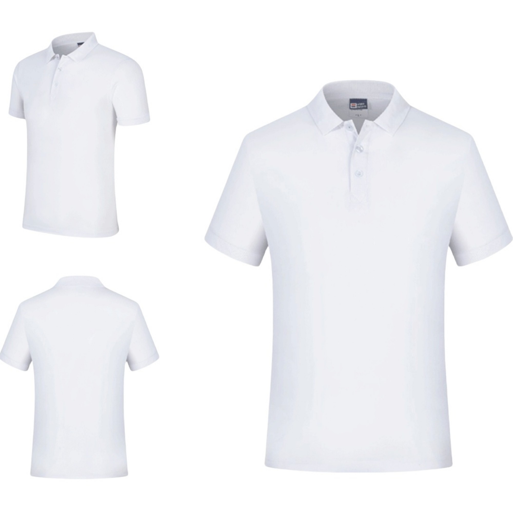 Summer Cotton Polo Shirt With Collar 4