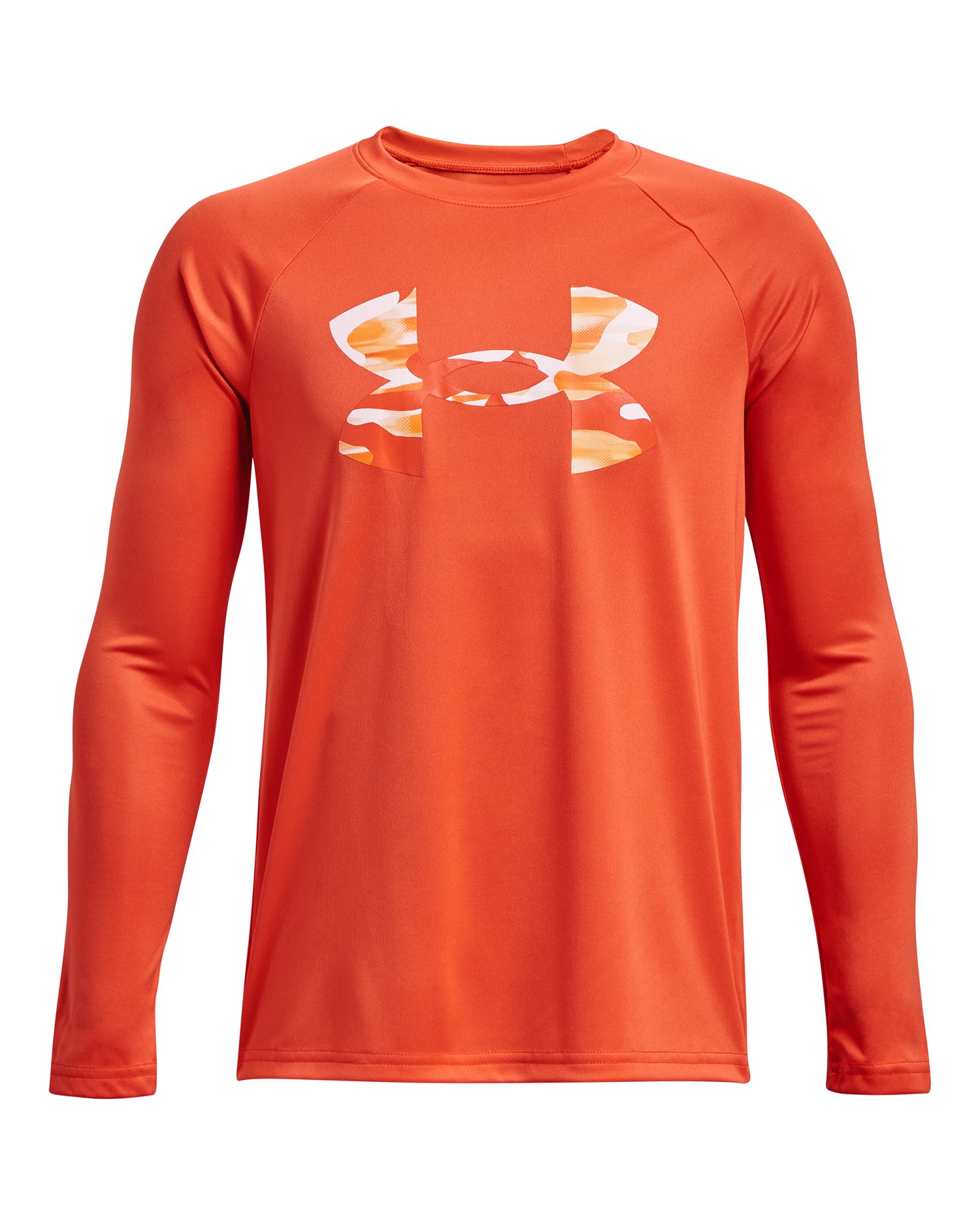 Boys' UA Tech Logo Fill Long Sleeve 4