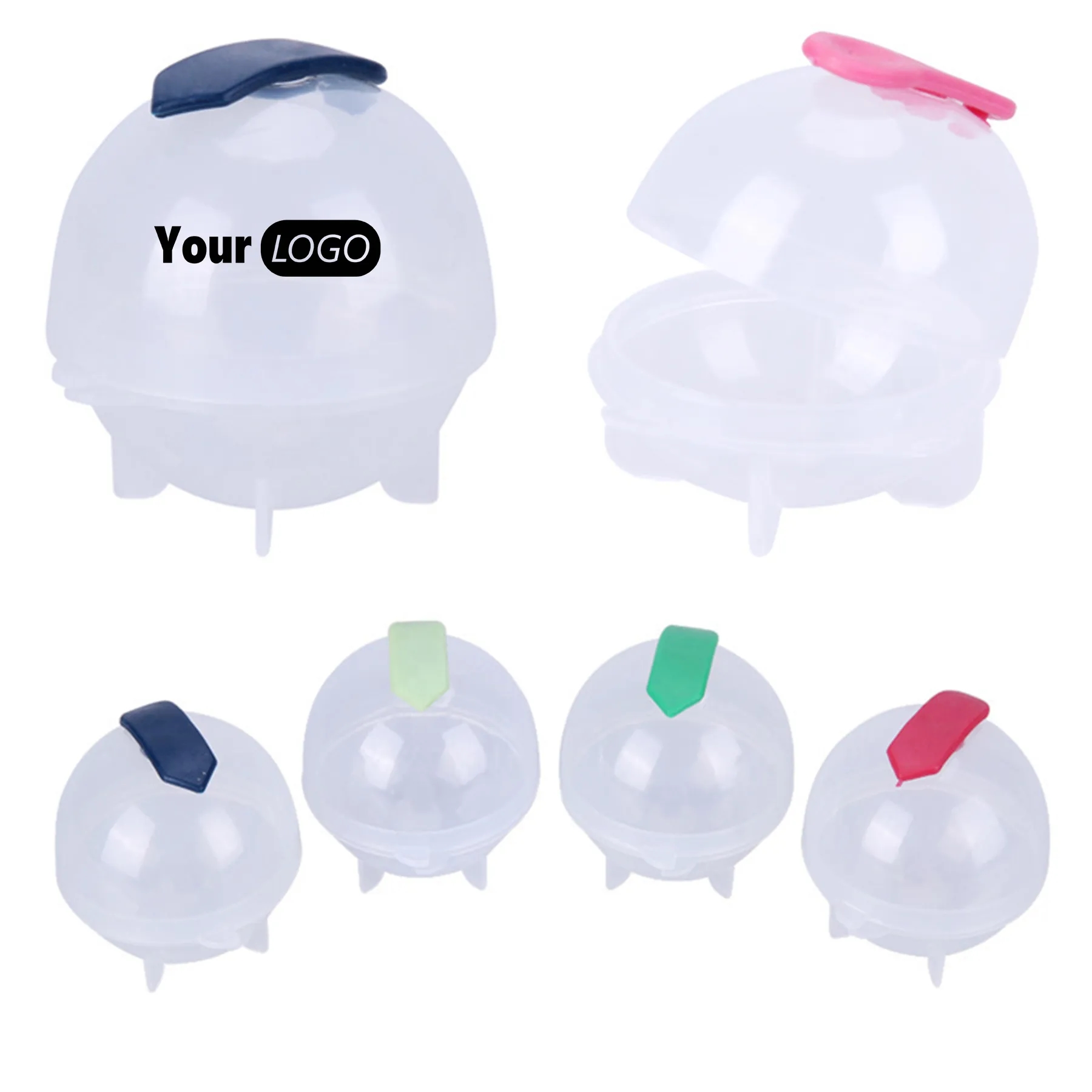 4 Pcs Round Ice Cube Molds 2