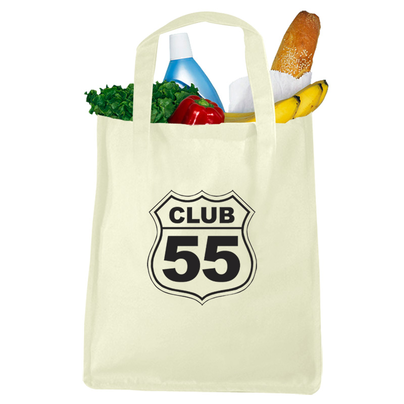Canvas Book Bag, custom tote bag with logo imprint 2