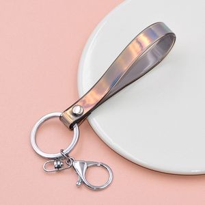Chic Shine PVC Organizer Keychain Key Ring With Band 13