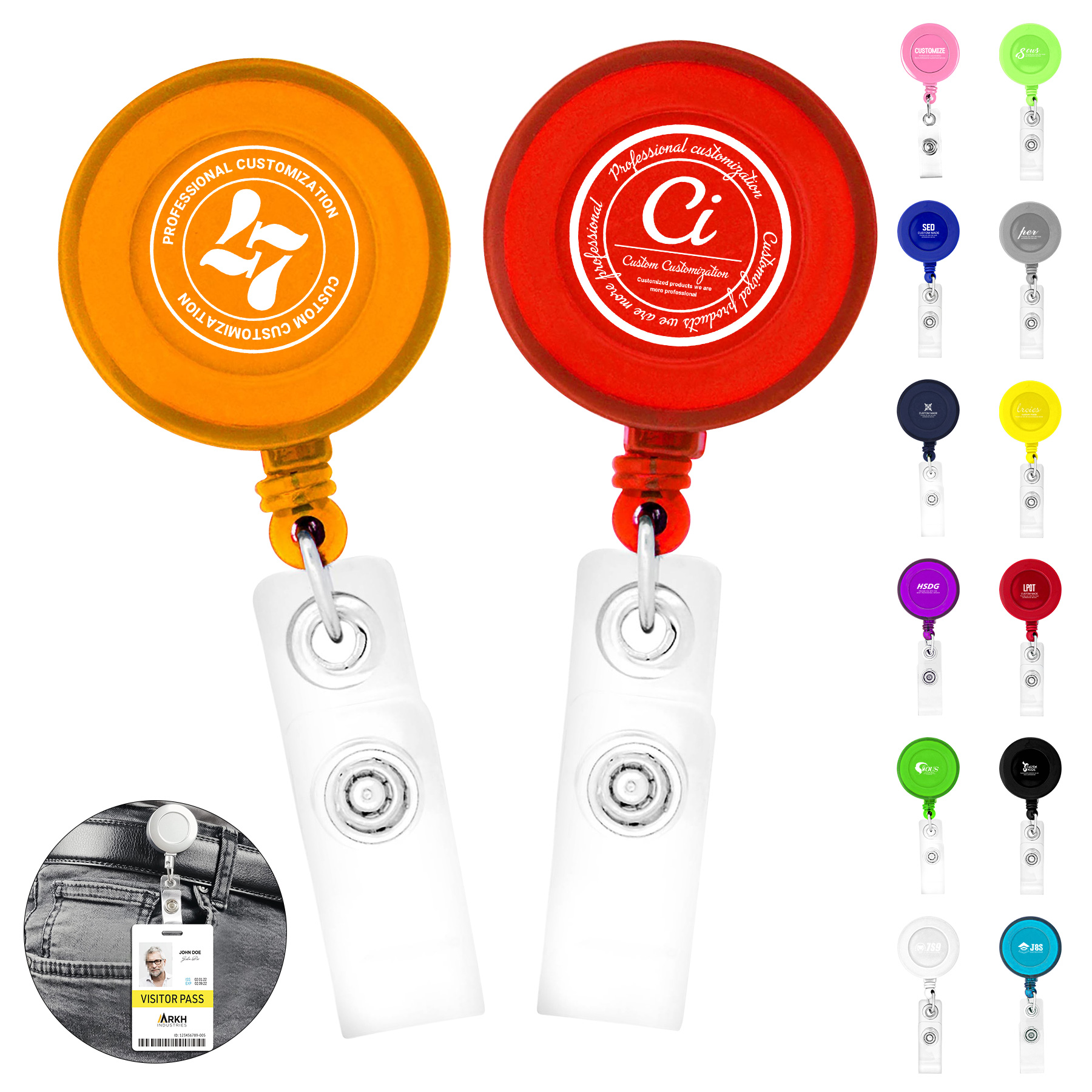 Retractable Badge Holder 6