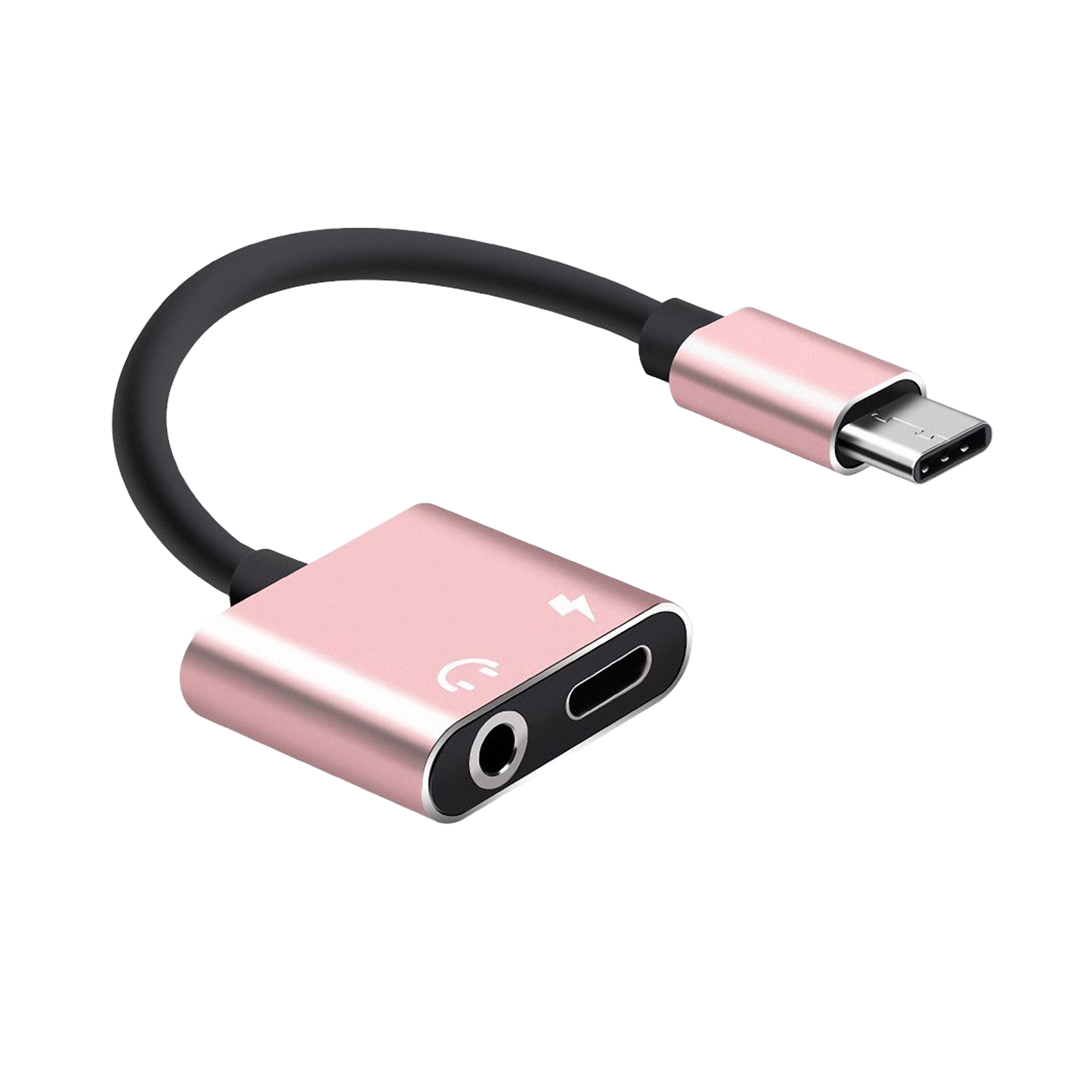 USB-C to 3.5mm Headphone Adapter 2-in-1 Audio Converter 4
