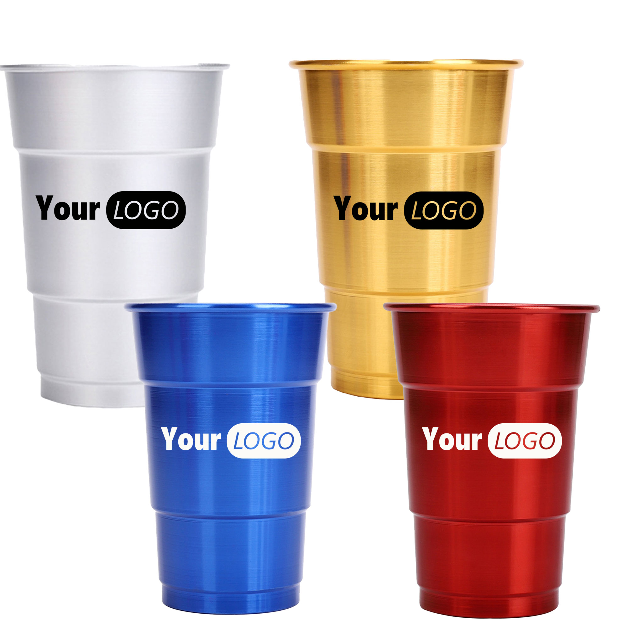 16oz Aluminum Drinking Cups 1