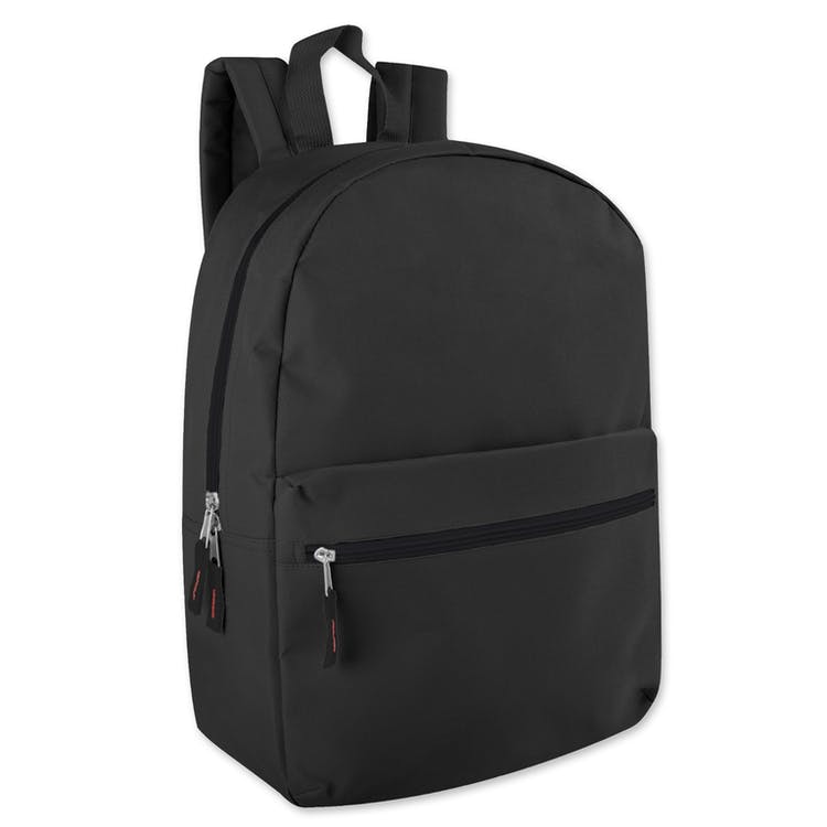 16.5" Basic Backpacks - Black 2