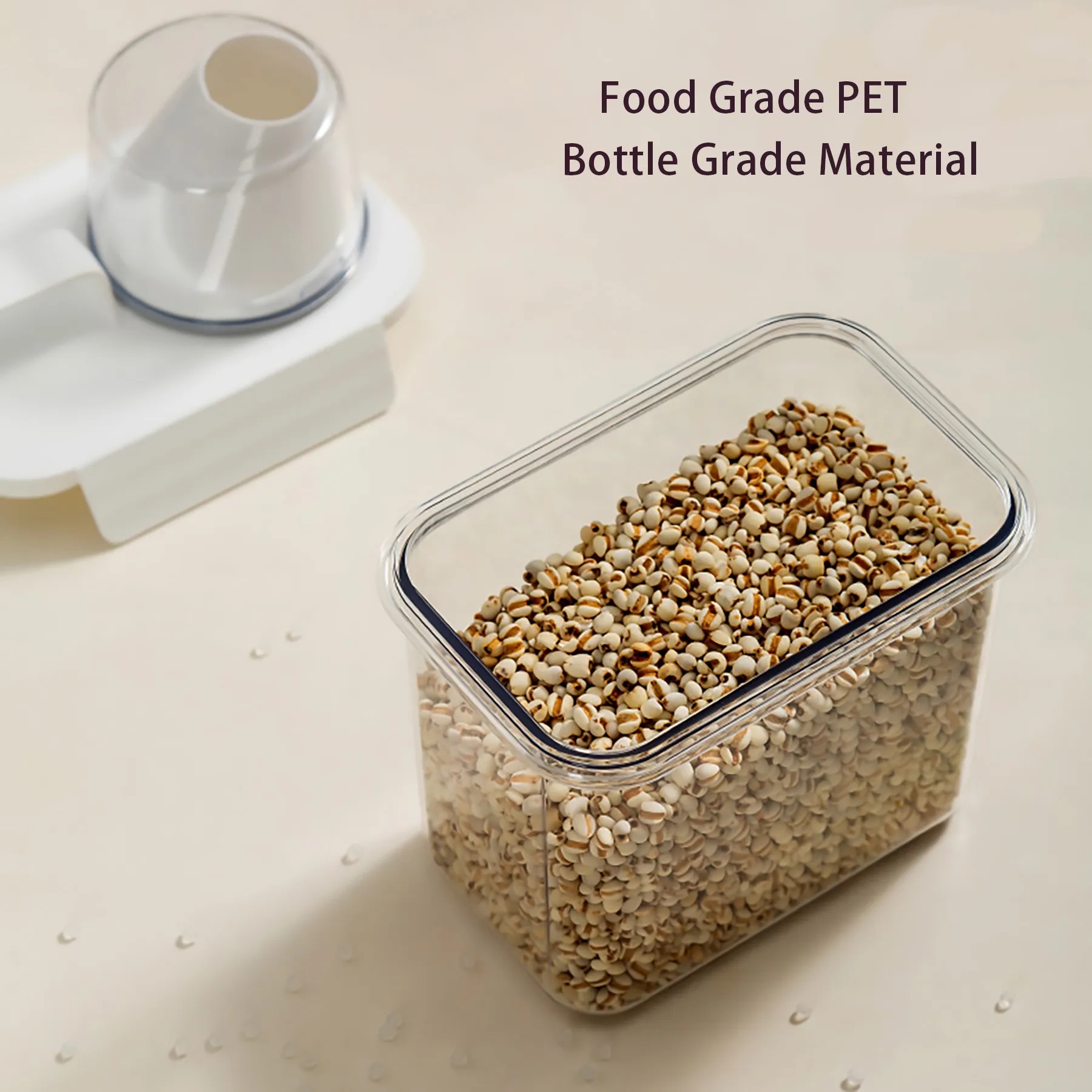 Plastic Transparent Food Storage Tank 5