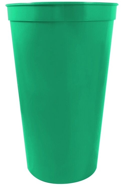 22 oz. Smooth Wall Plastic Stadium Cup 29
