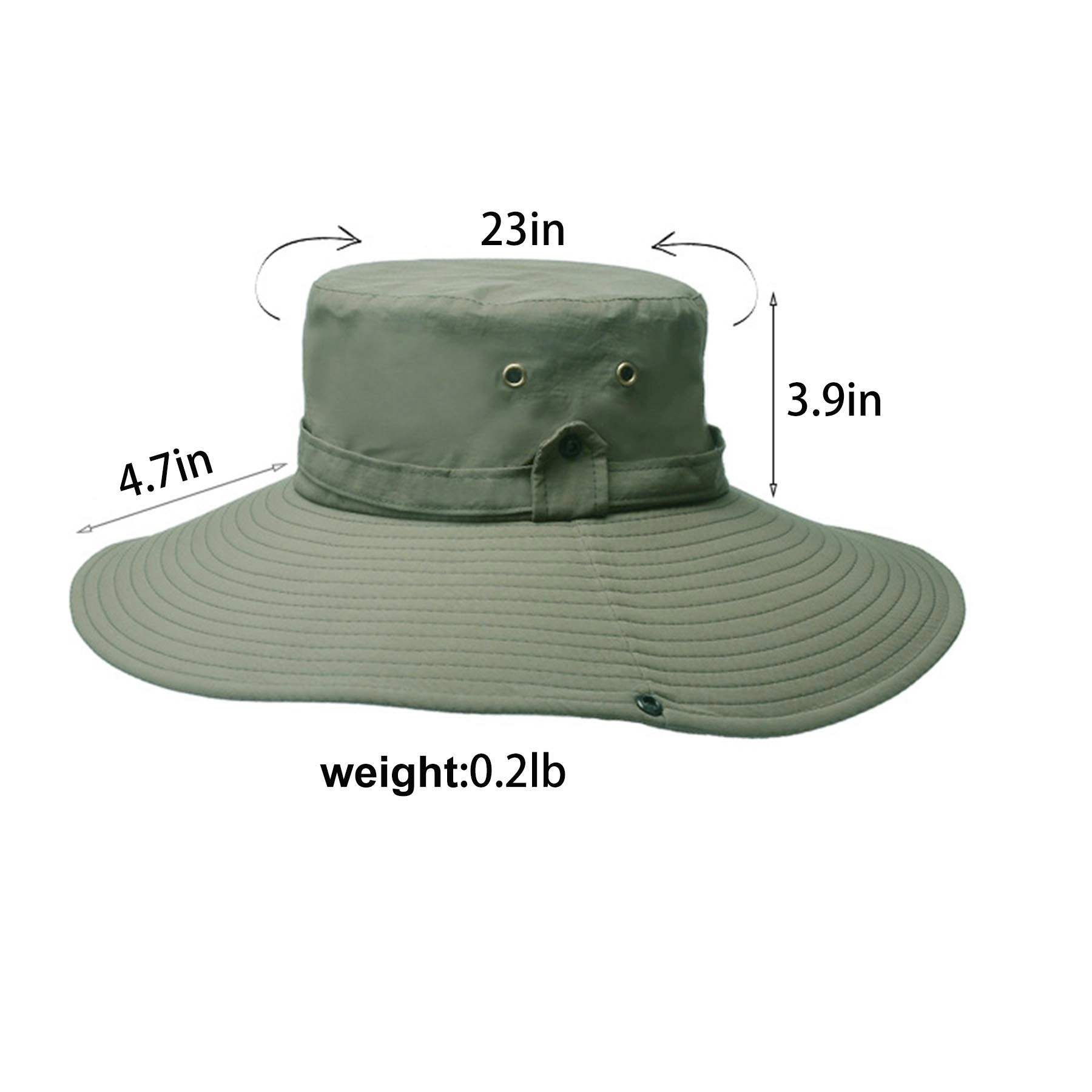 Waterproof Wide Brim Bucket Hat 4