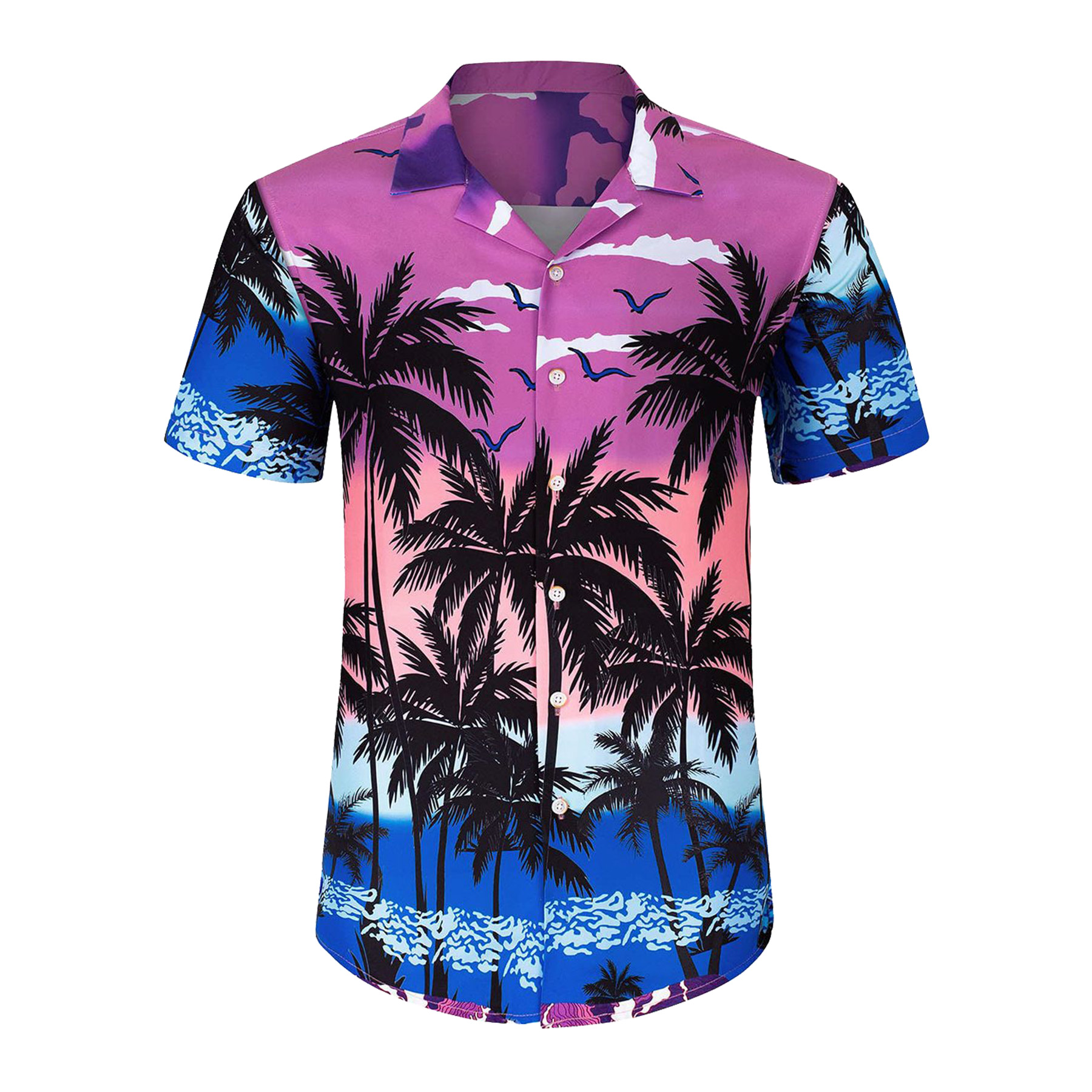 Mens Hawaiian Short Sleeve Shirt 38