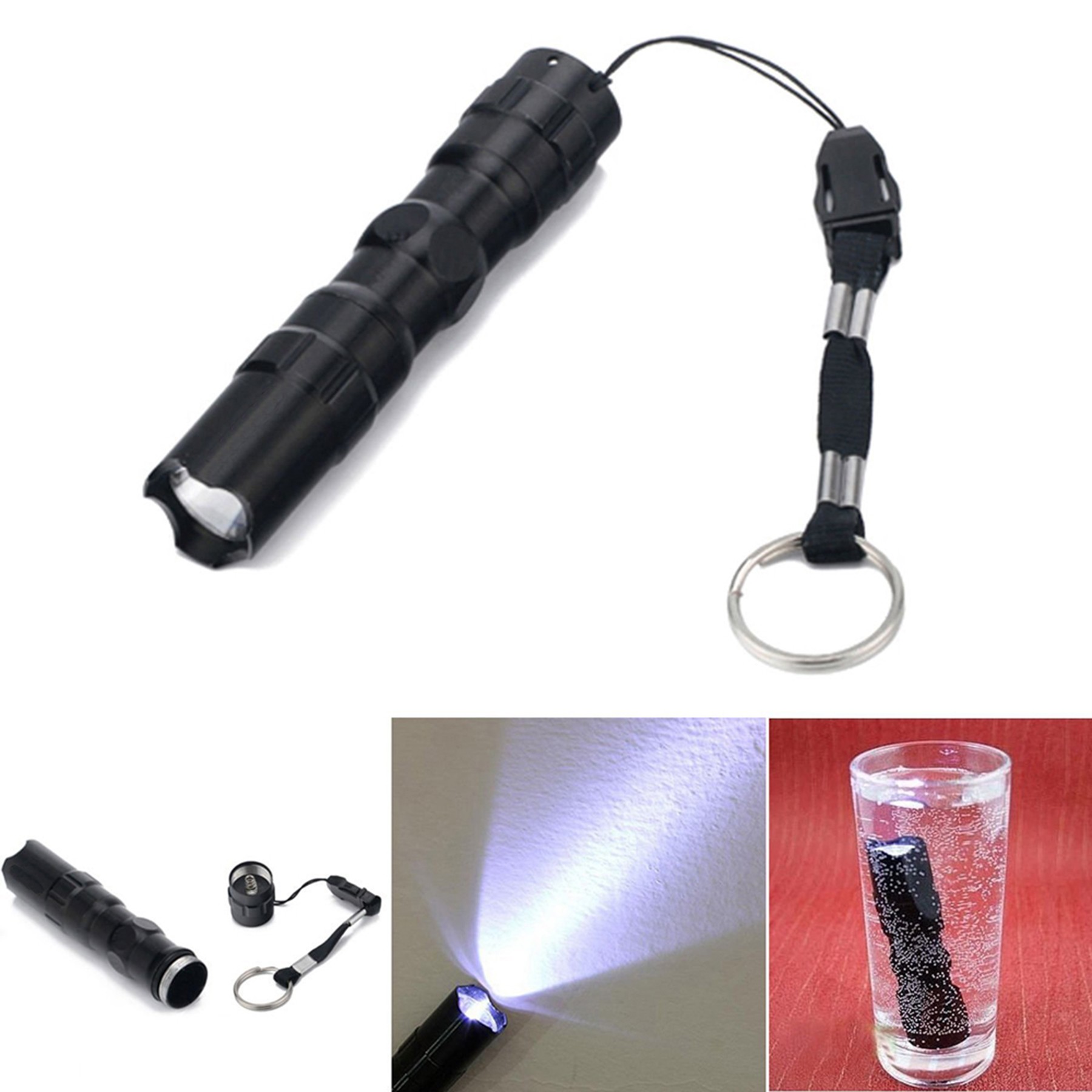 Mini Waterproof Led Flashlight With Gift Box 5