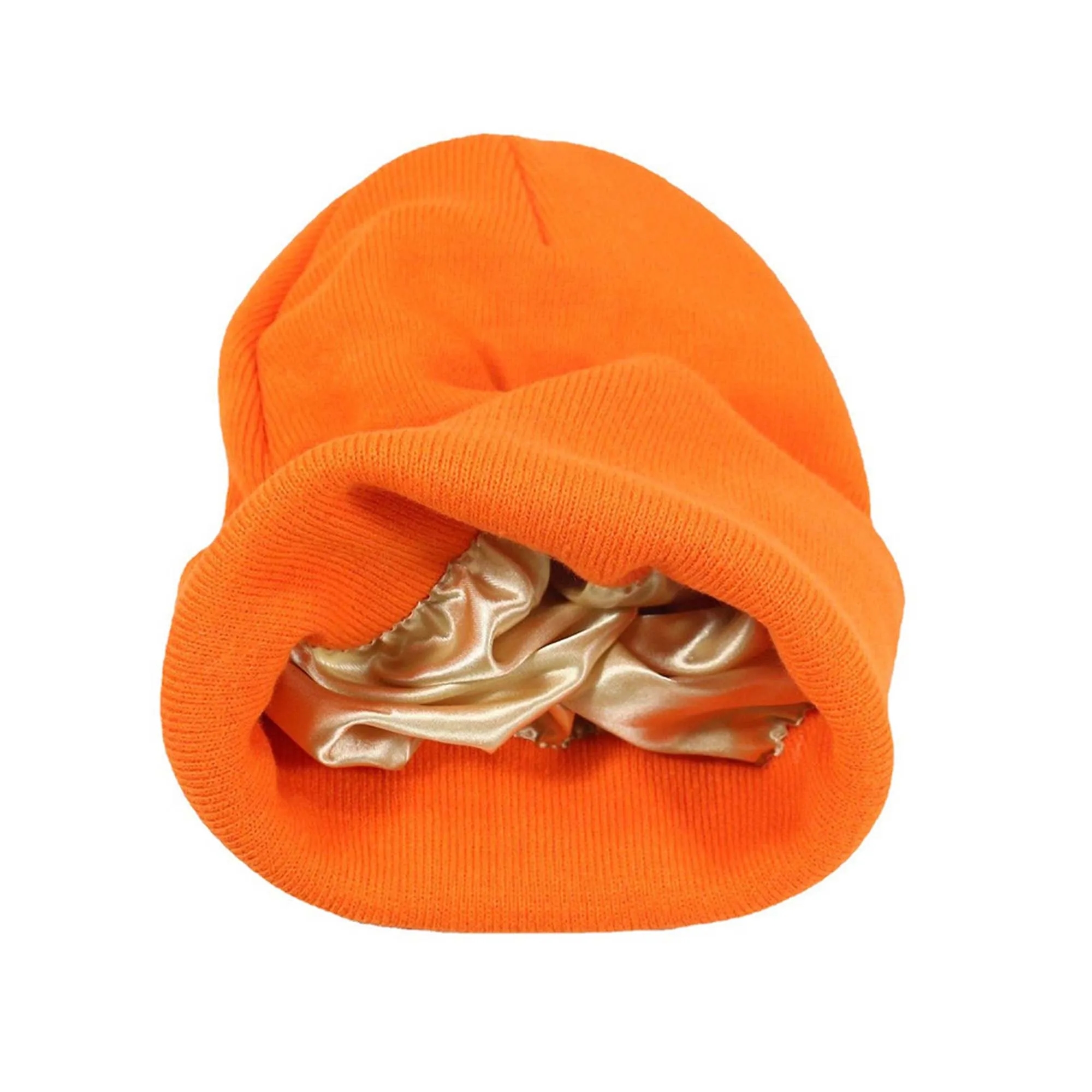 Kinitted Beanie Cap With Satin Lined 13