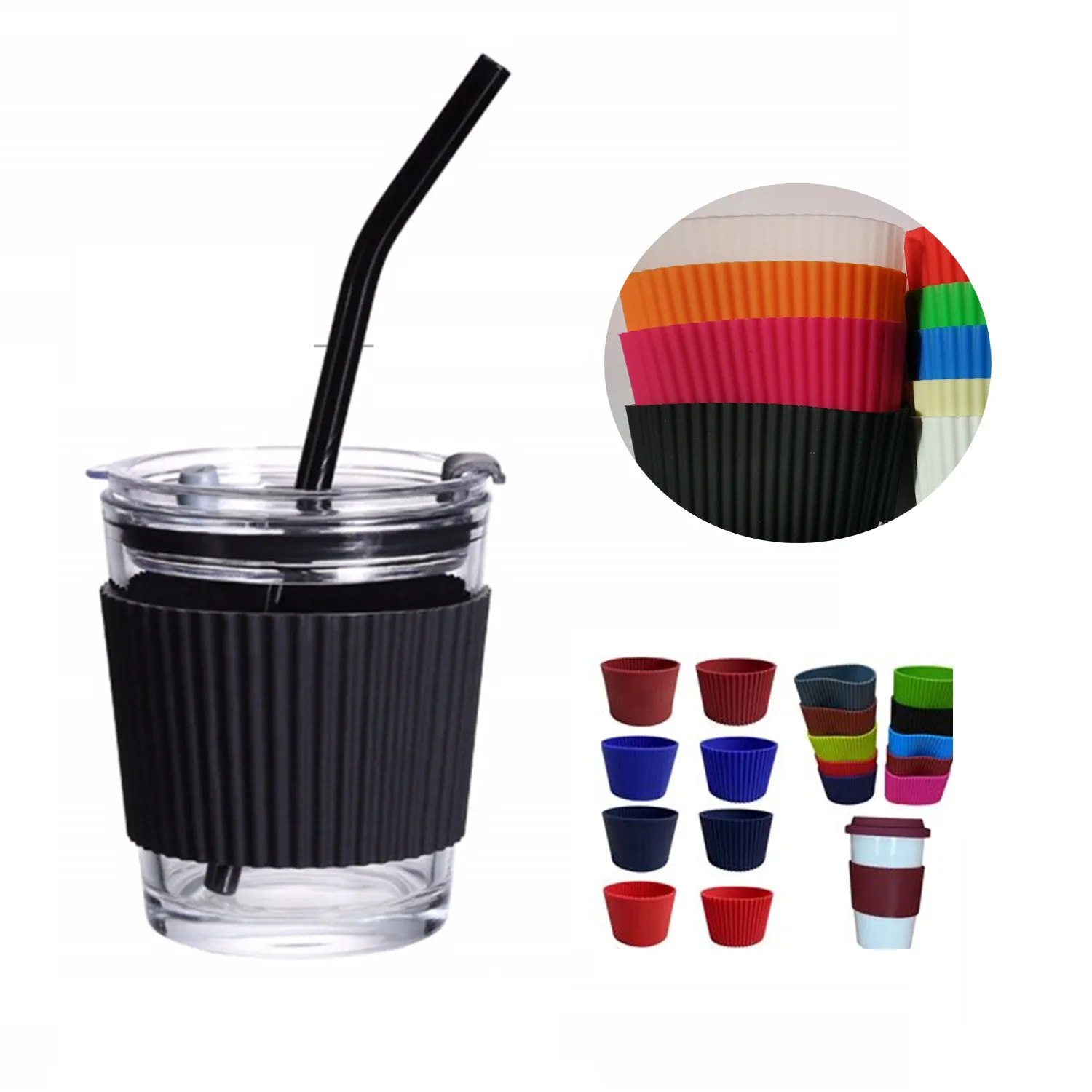 Non-Slip Silicone Cup Sleeve 6