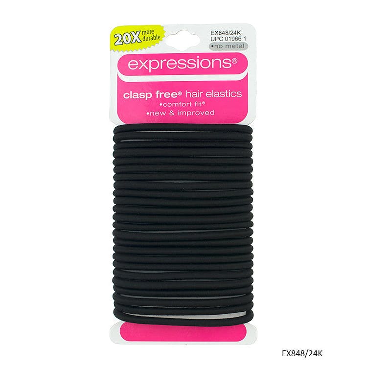 Hair Ties - Black 24 Pack 2