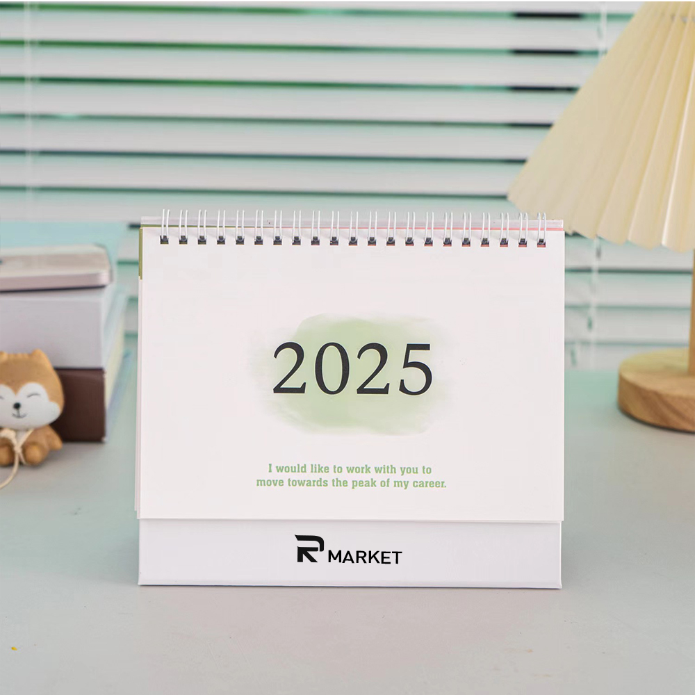 2025 Fresh Style Desktop Calendar 1