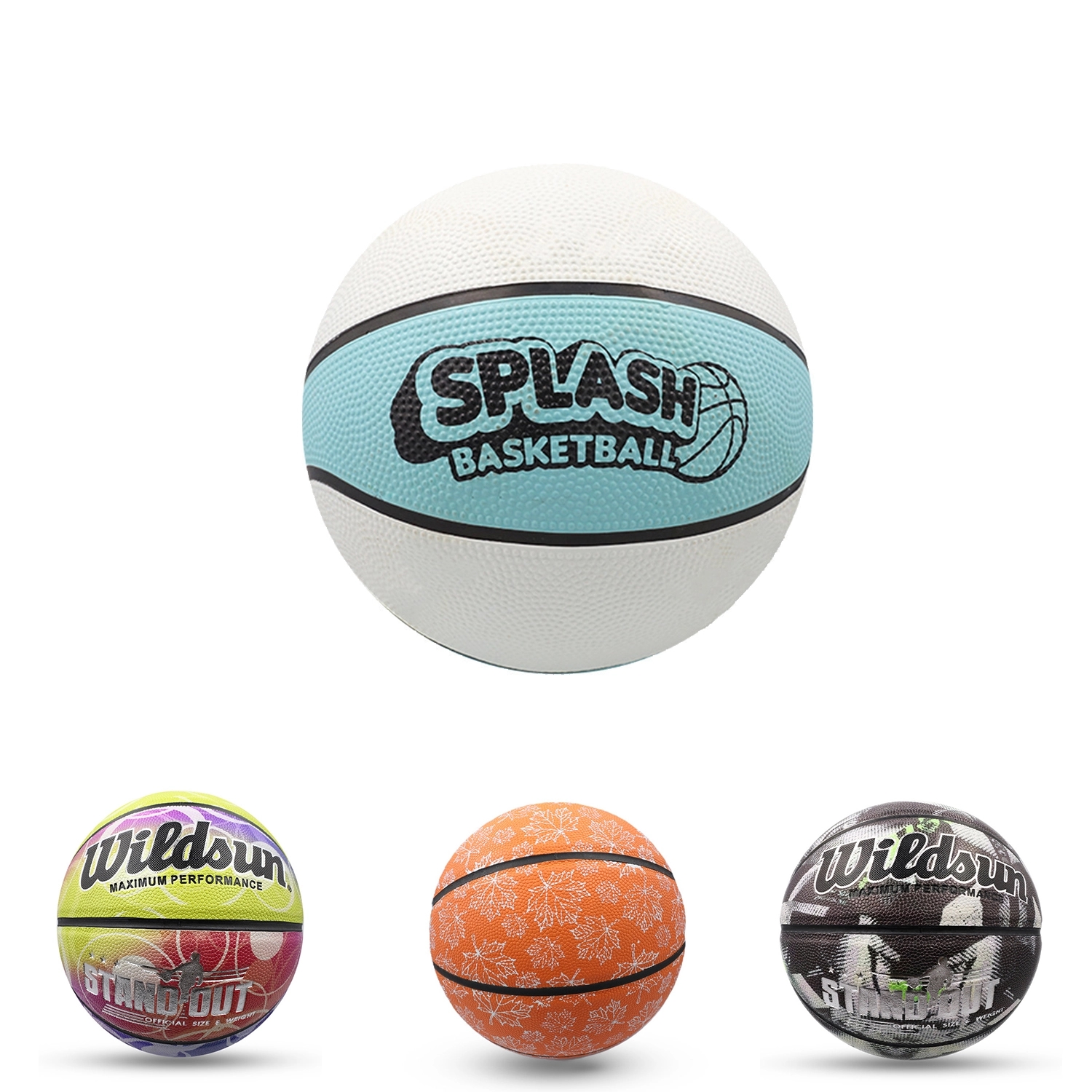 Kids PU Leather Basketbal 4