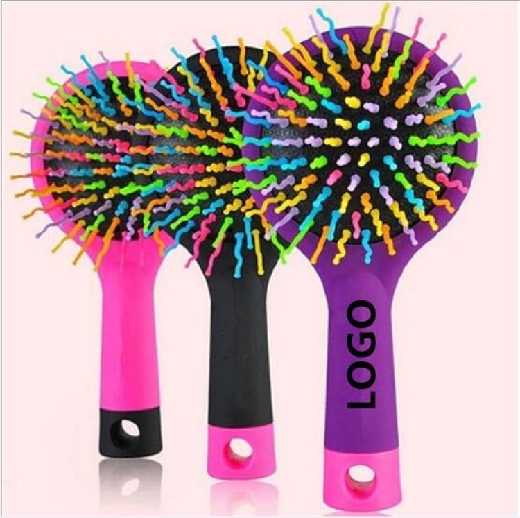 Rainbow Massage Hair Comb 2