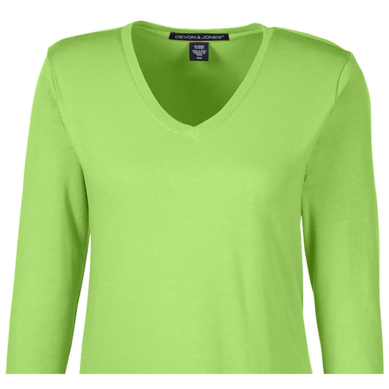 Devon & Jones Ladies' Perfect Fit™ Bracelet-Length V-Neck Top 6