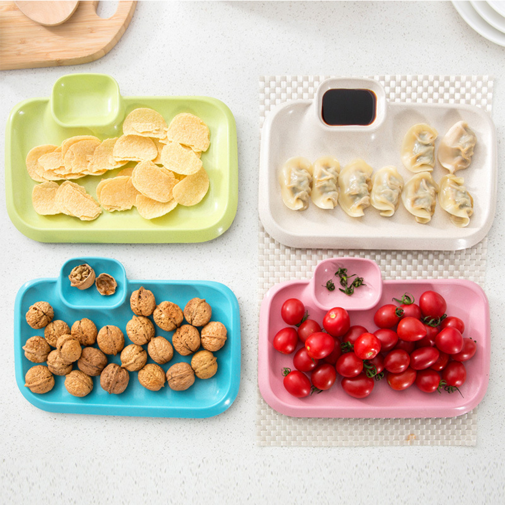 Wheat Straw Rectangular plate 3