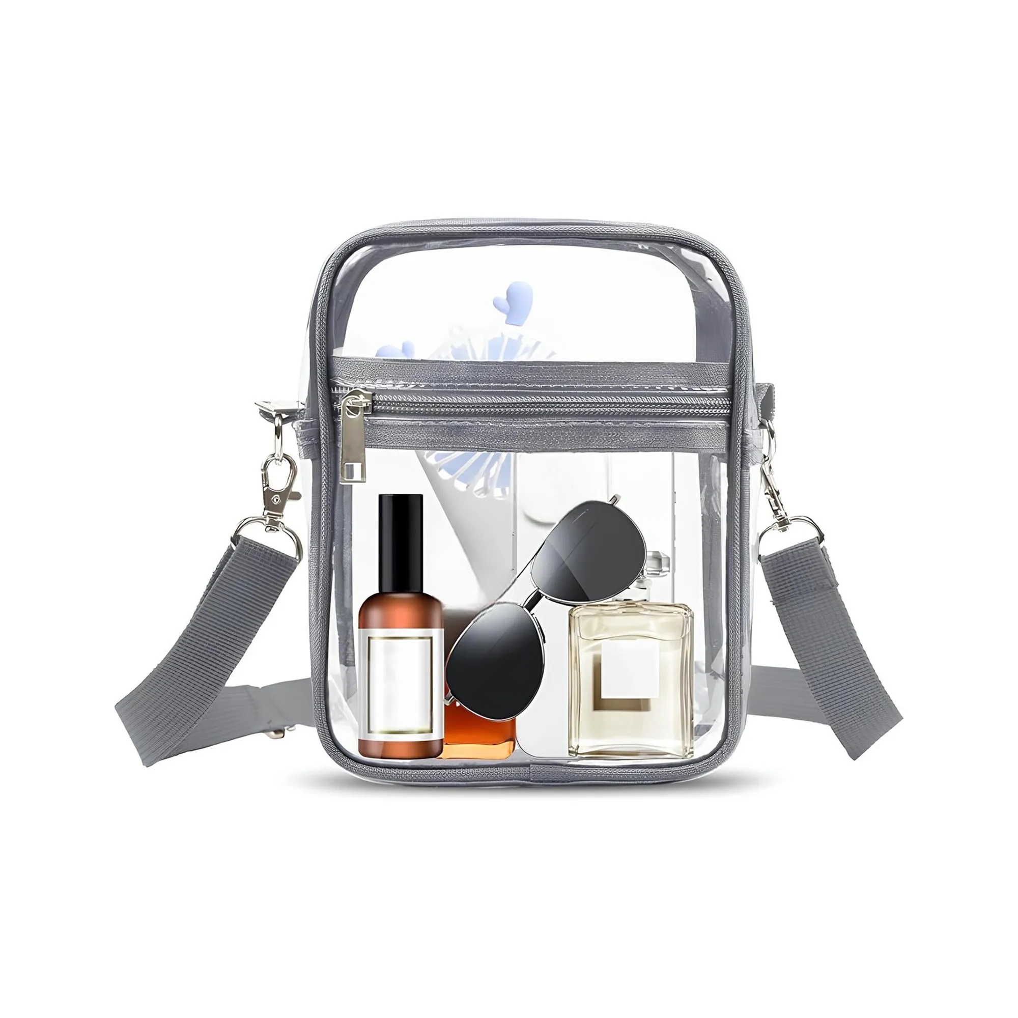 Small Transparent PVC Crossbody Bag 8