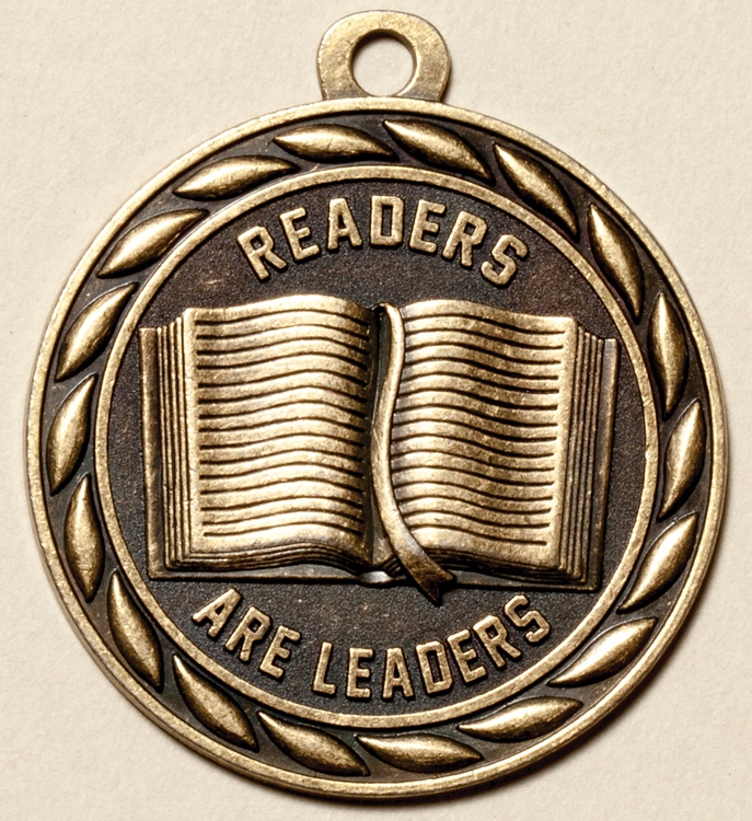 Readers are Leaders Medal, 2" 2