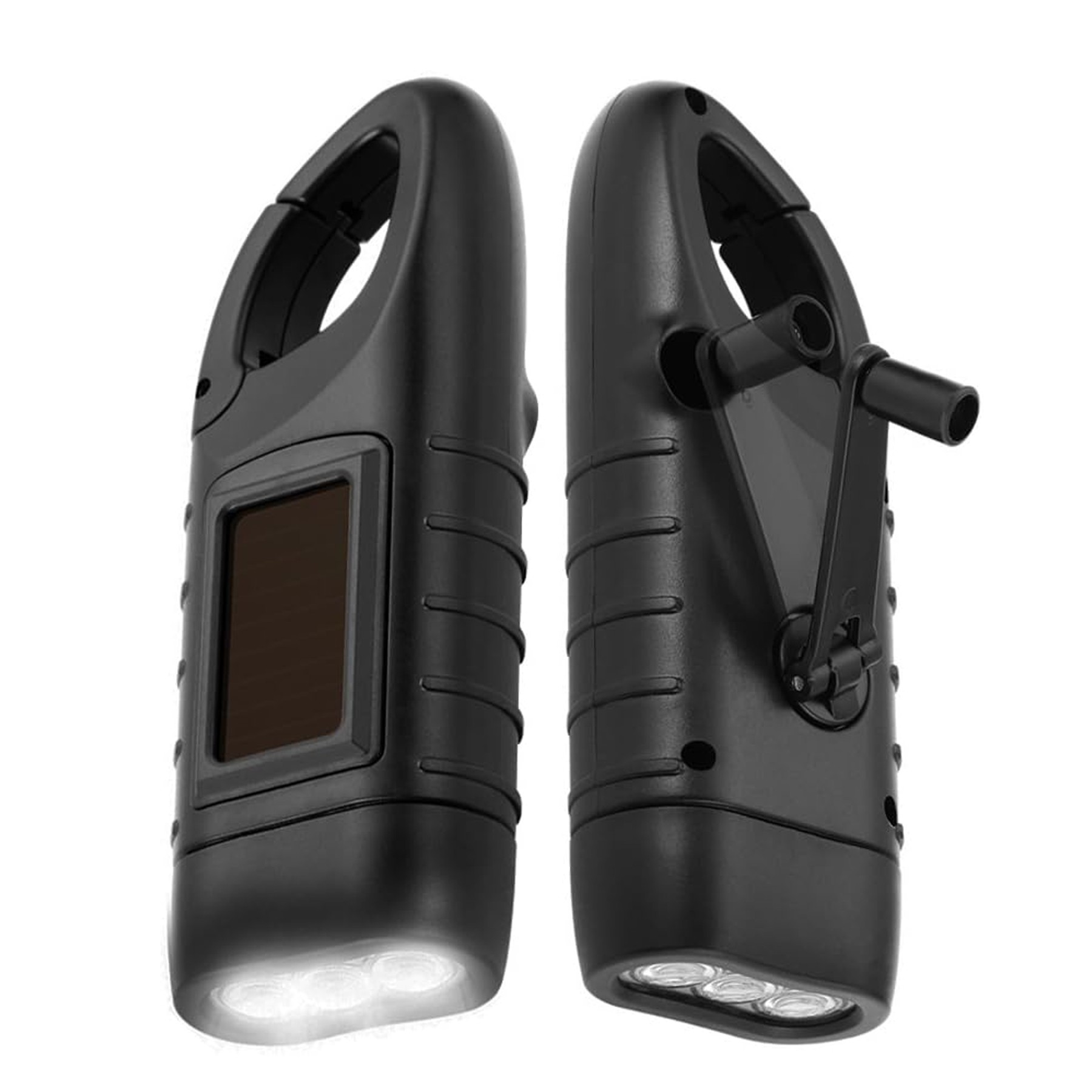 Solar Powered Hand Crank Flashlight 1