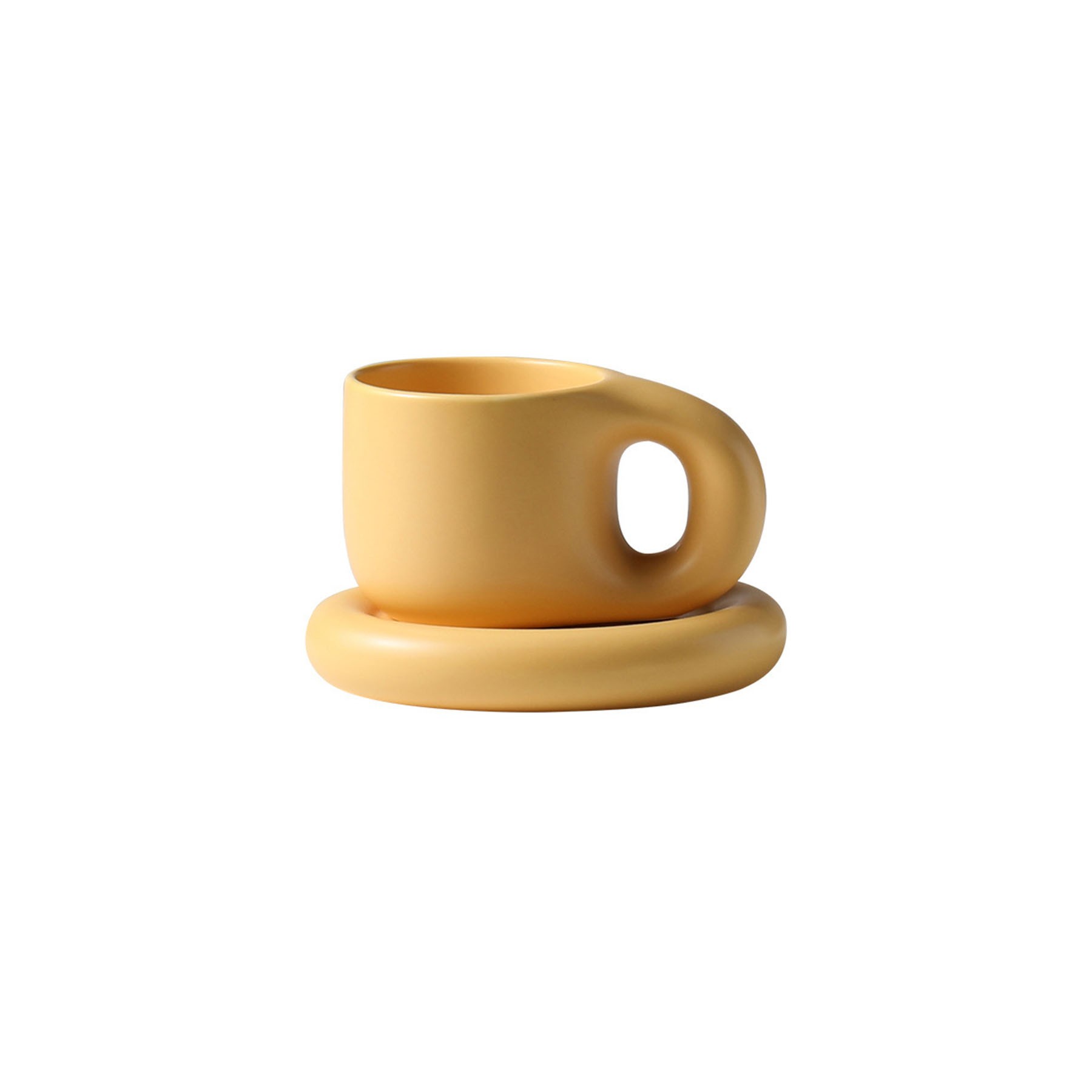 Ceramic Coffee Chubby Mug 6