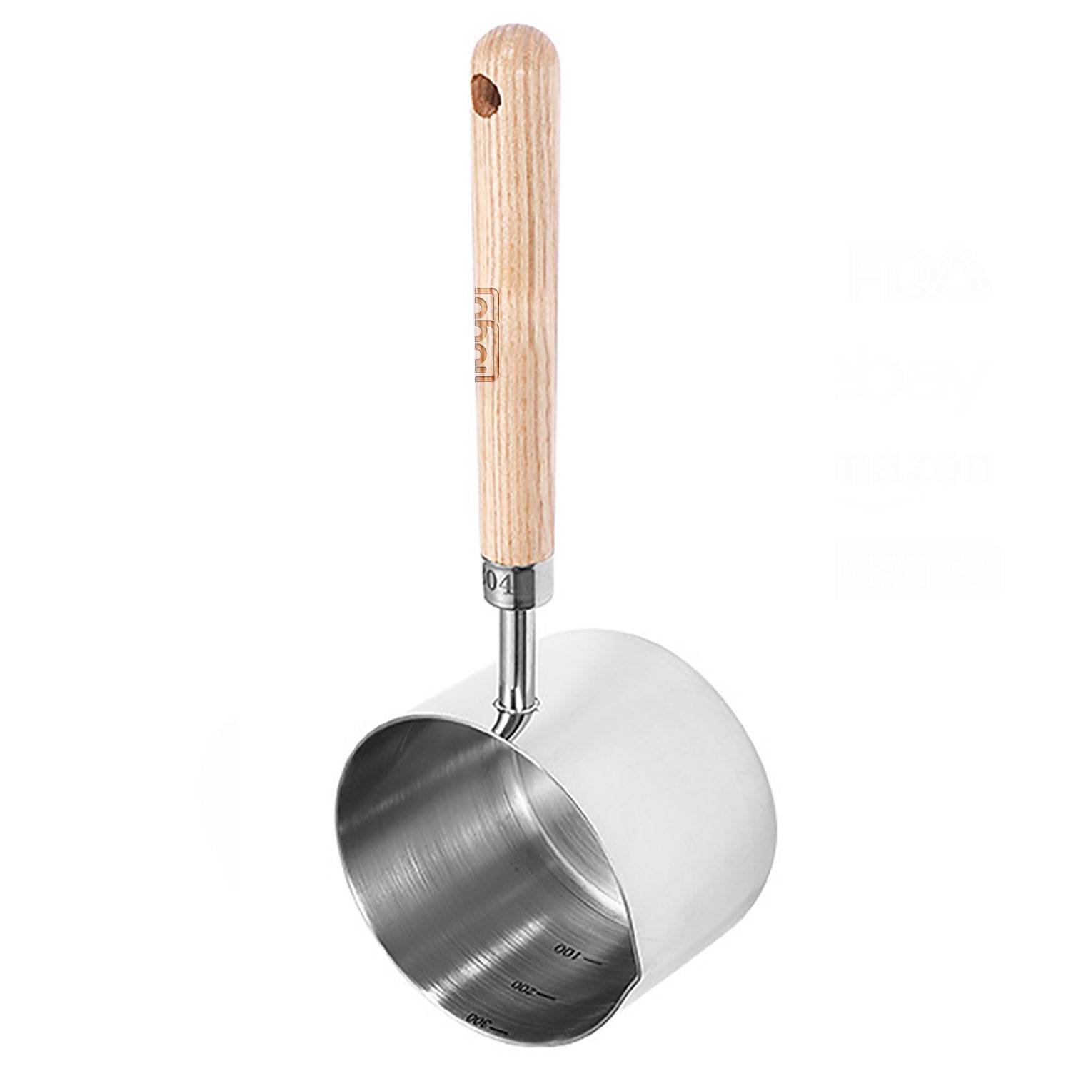 Stainless steel sauce spoon 3