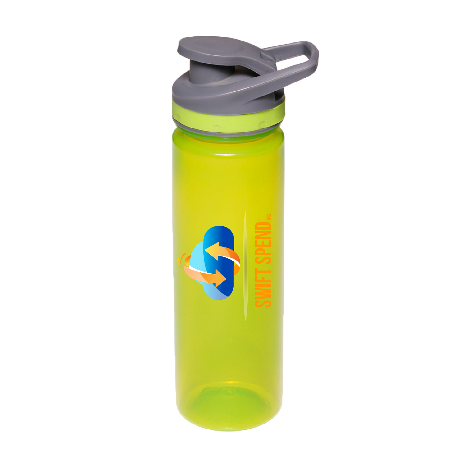 22 oz. Ebro Plastic Sports Water Bottle (Full Color Imprint) 2