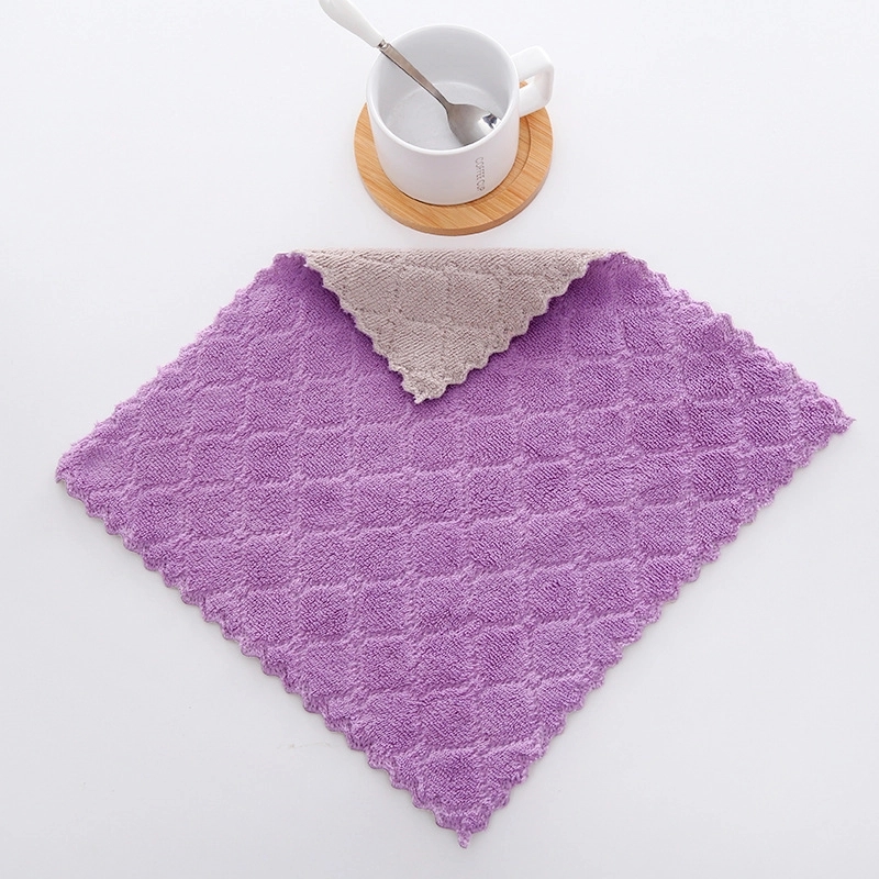 Custom Gift Coral Fleece Kitchen Towel & Dish-cloth 6