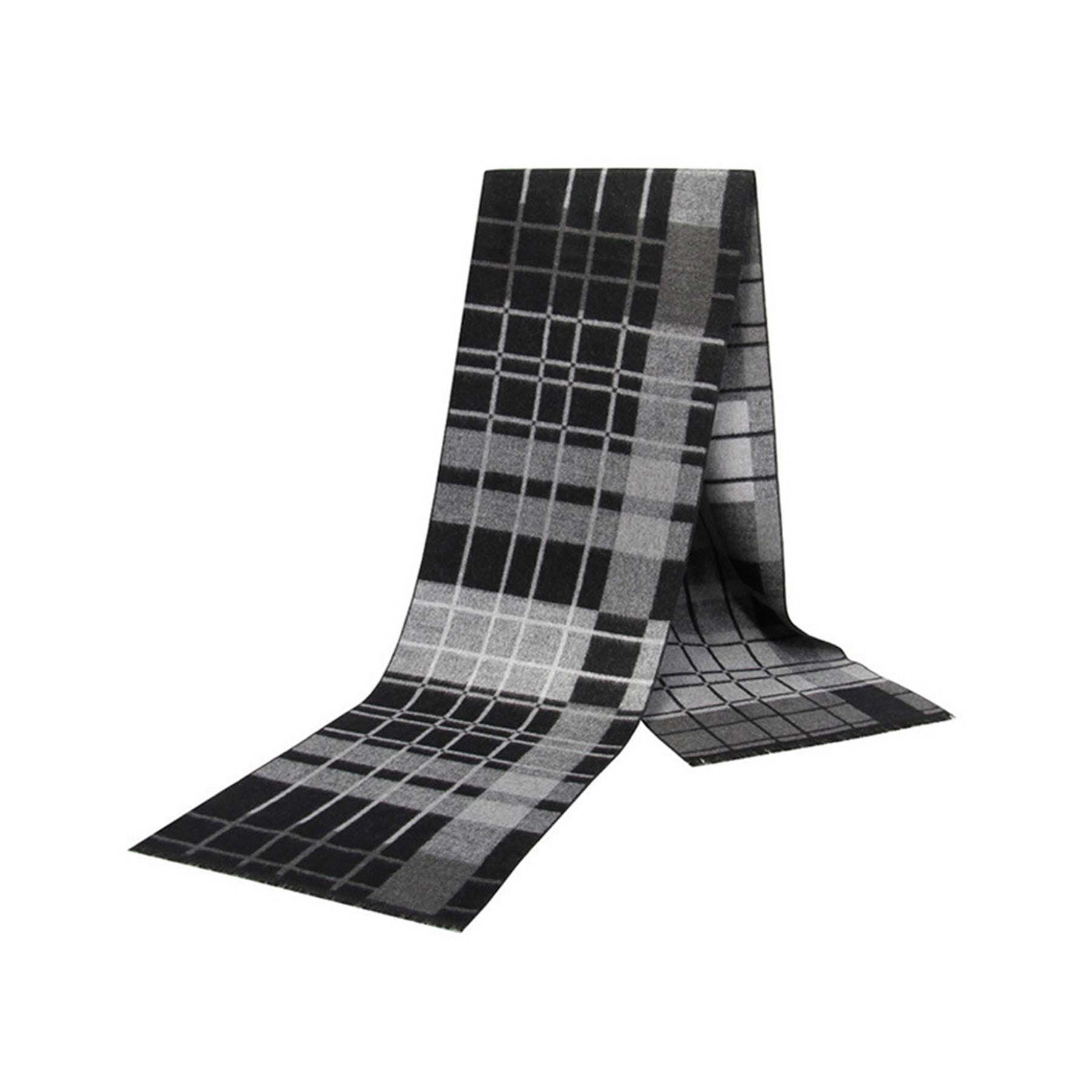 Classic Wool Winter Plaid Scarf 7