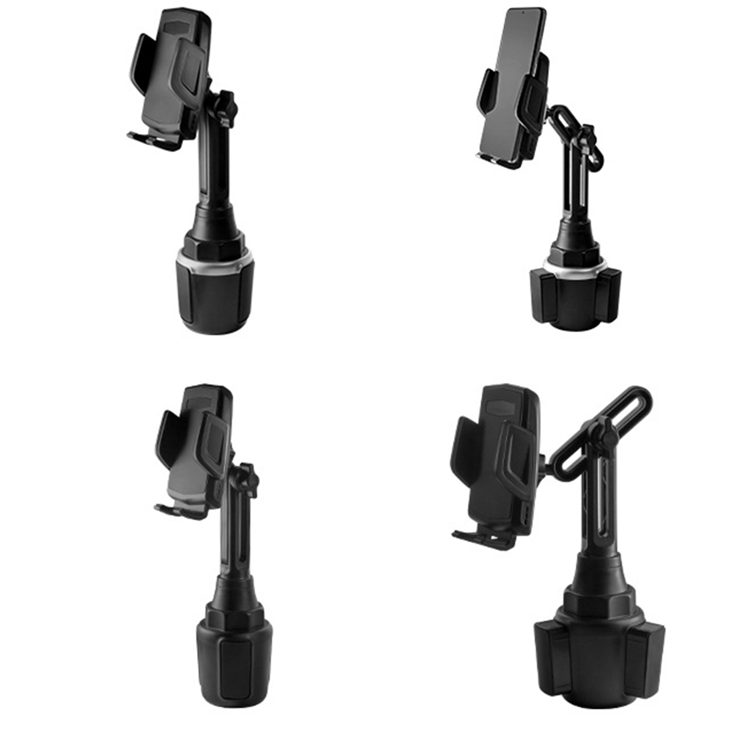 Car Phone Mount Cup Holder Cradle Stand for Cellphone 4