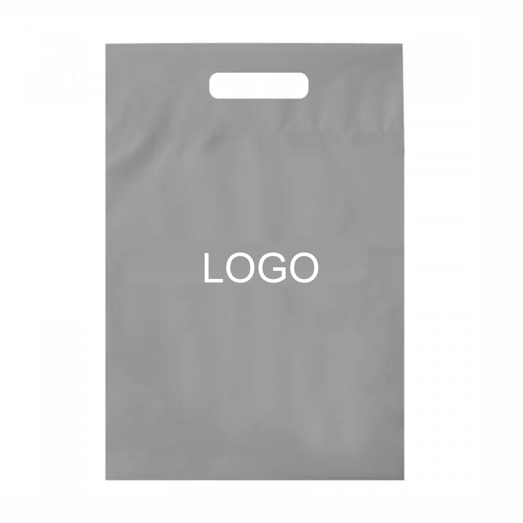 12 x 15" Fold-Over Reinforced Die Cut Bag 1
