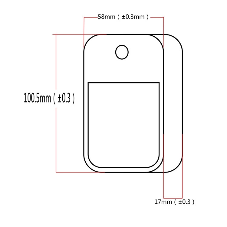 Compact Card-Sized Hand-Sanitizing Spray 2