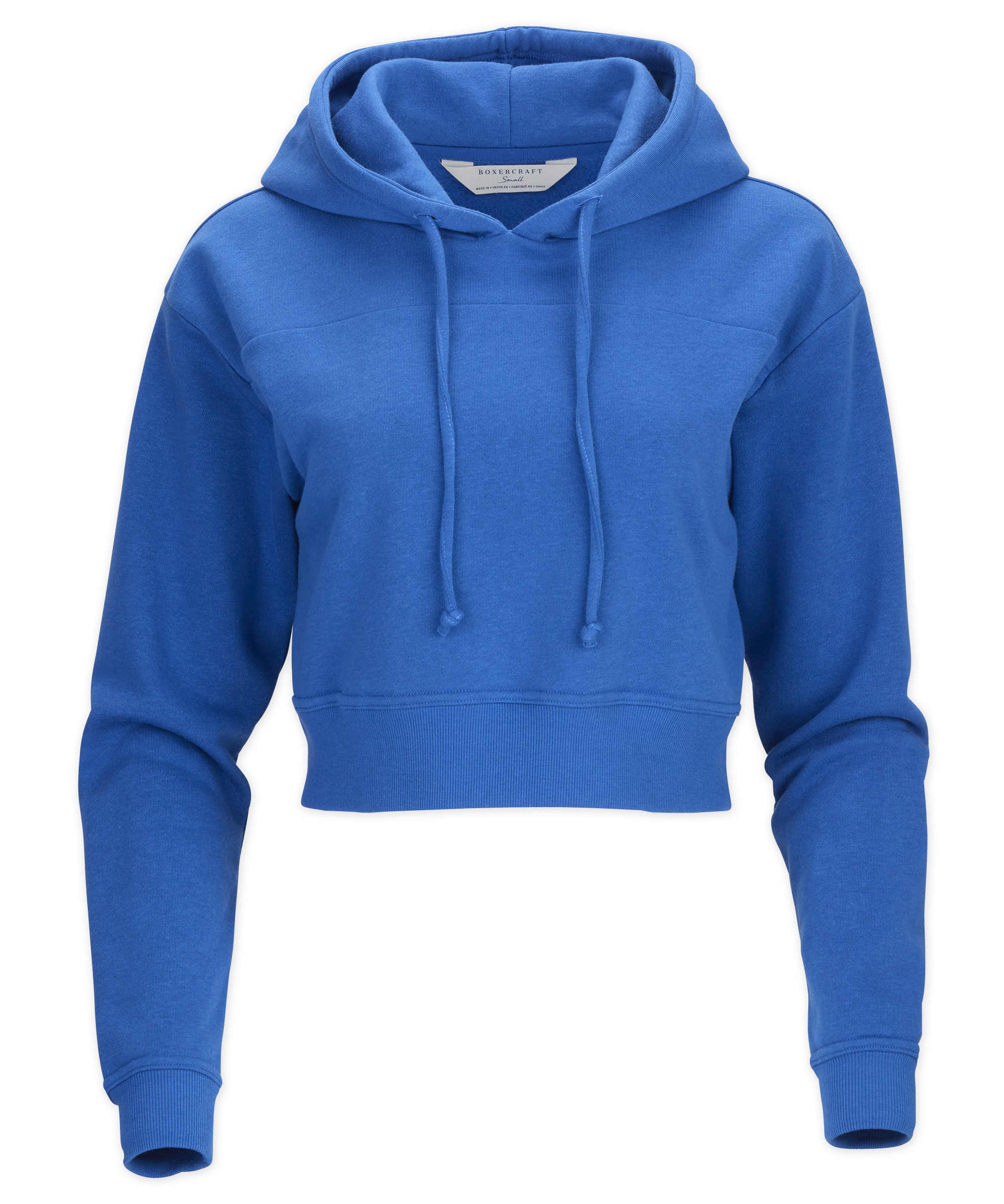 BOXERCRAFT WOMEN'S CROPPED FLEECE HOODIE 9