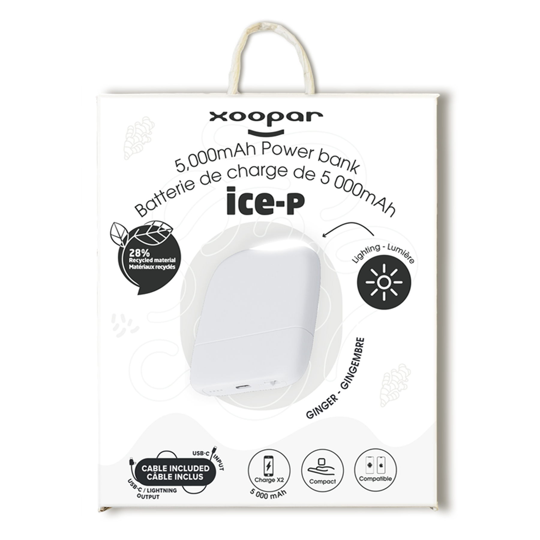 Xoopar ice-p 5,000mAh Power Bank 2