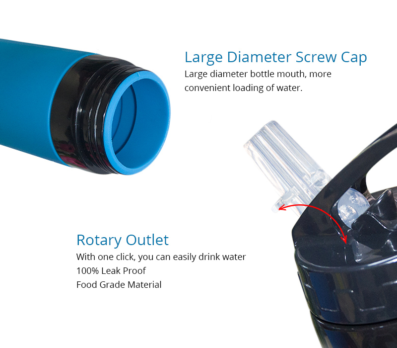 Foldable Silicone Bottle, 20 oz. 6