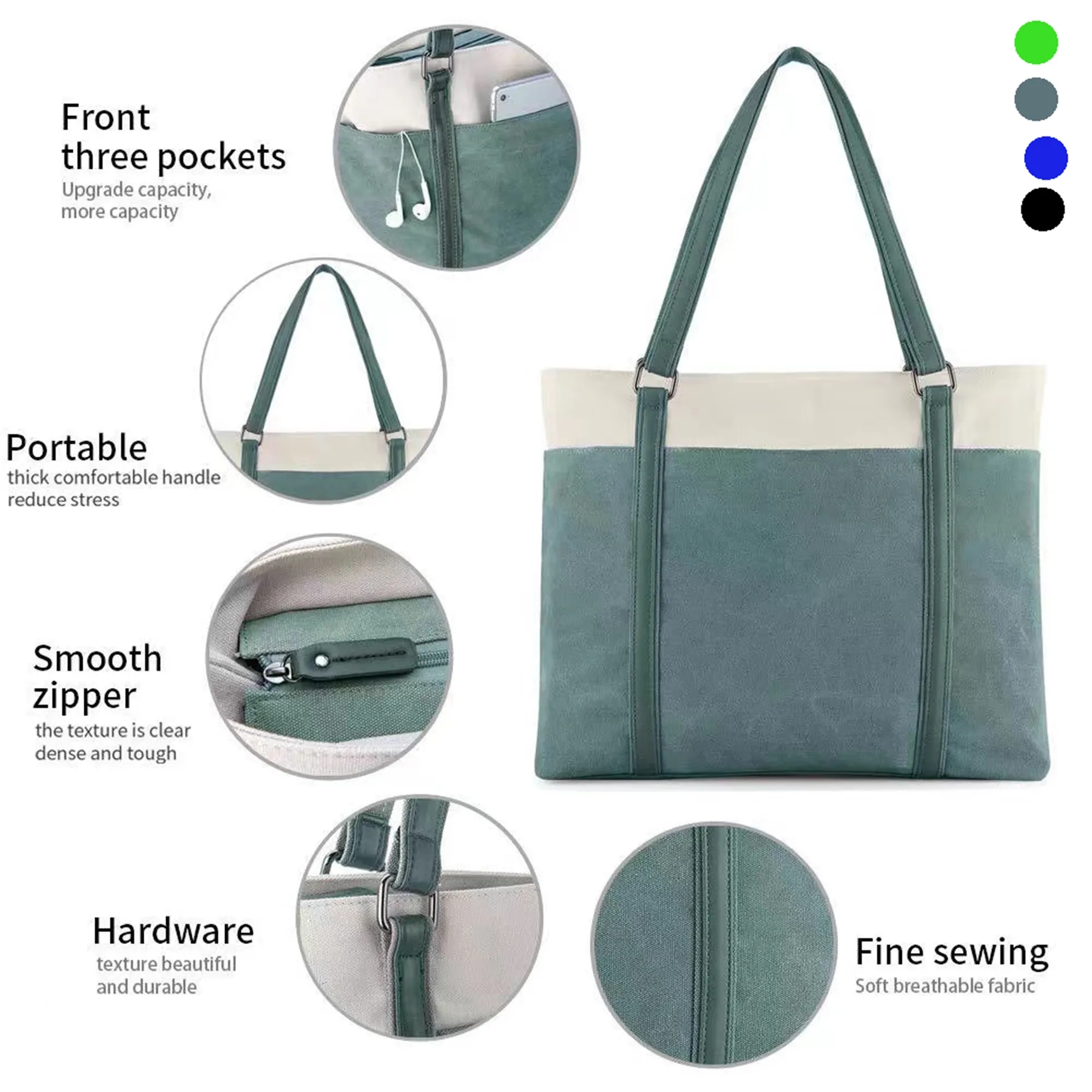 Women Laptop Tote Bag 2
