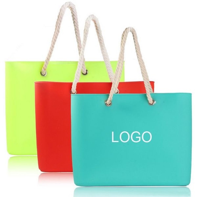 Tote Bag with Chain Handles, custom tote bag with logo imprint 2