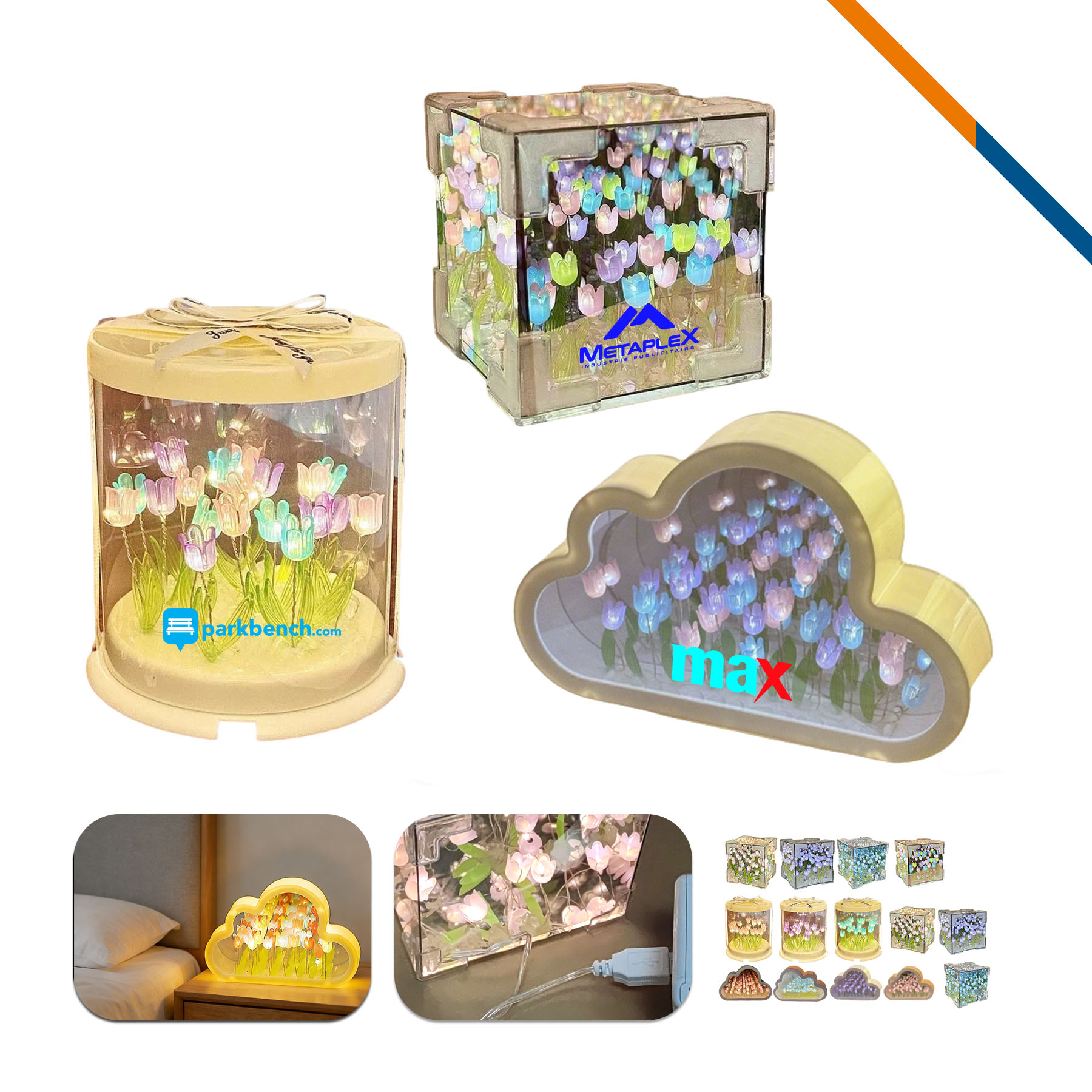 BudGlow Tulip Ambient Night Light 4
