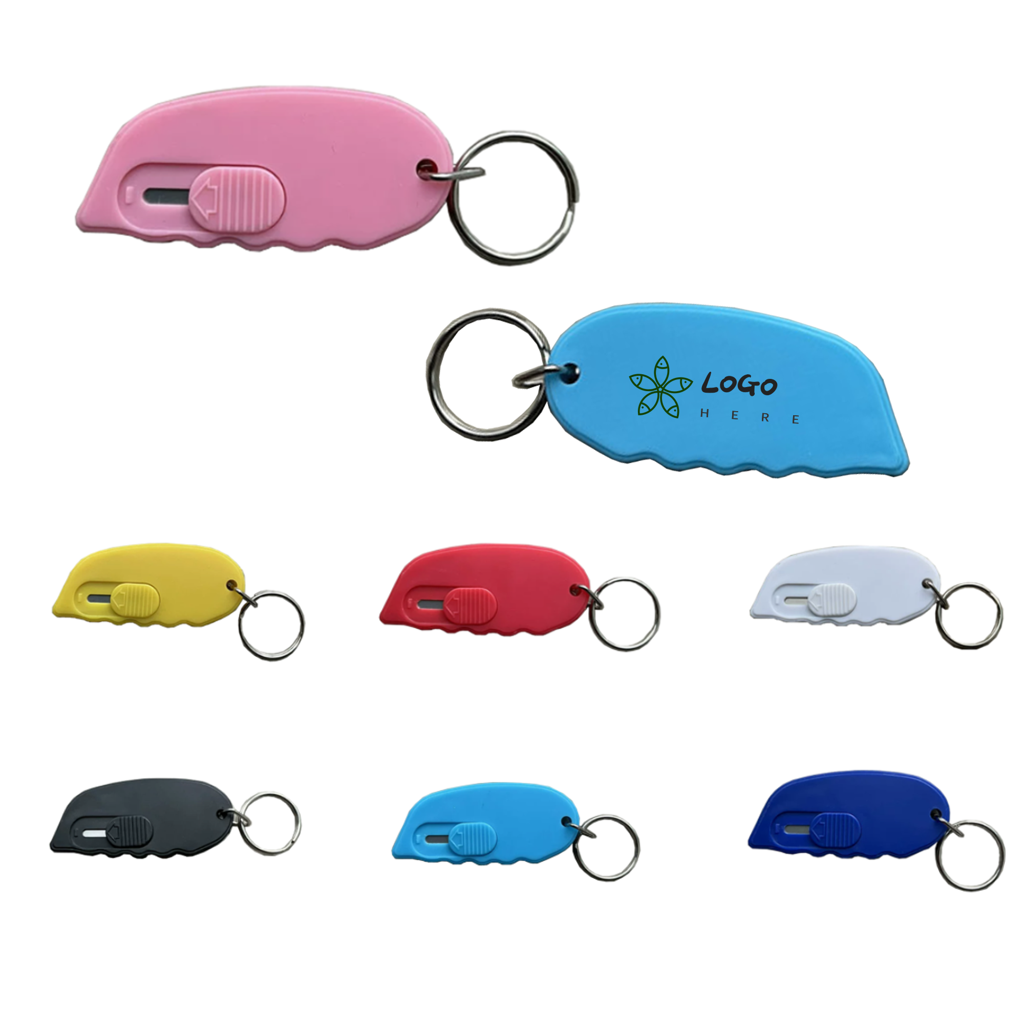 Mini Retractable Knife Box Cutter Keychain 3