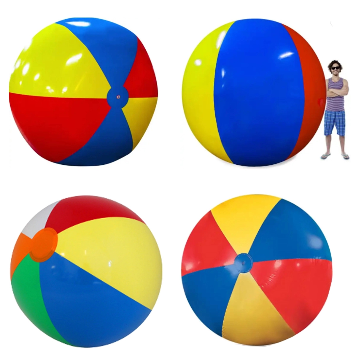 Custom High Quality Giant Colorful Beach Ball 3
