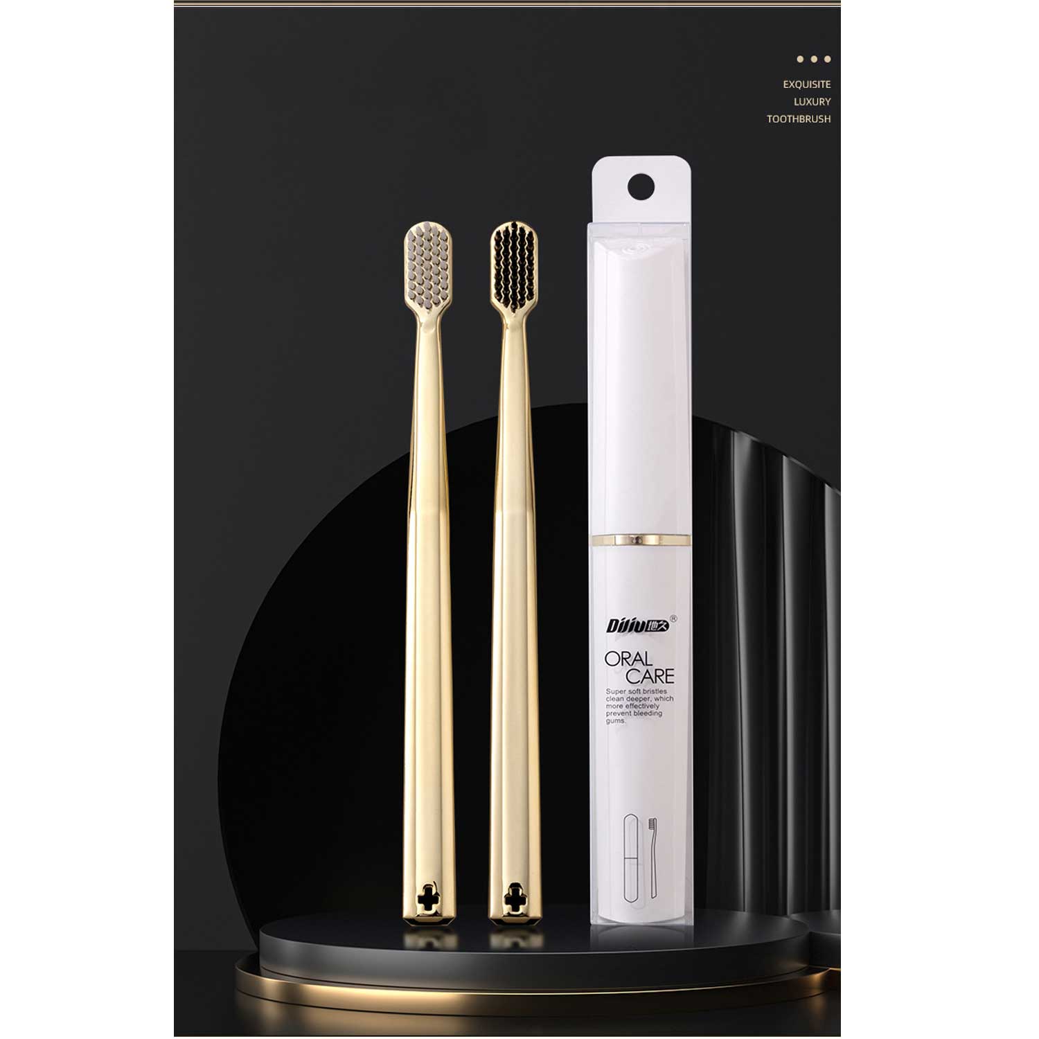 Gold-Plated Soft Toothbrush - Gentle Gum Care 6