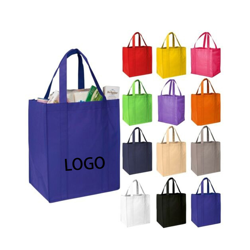 Non-Woven Grocery Tote Bag(13" H x 12" W x 8" G) 11