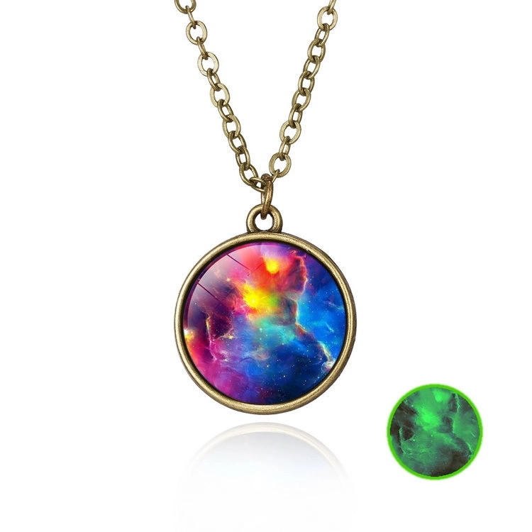 Galaxy Necklace Universe Jewelry Art Print Pendant 6