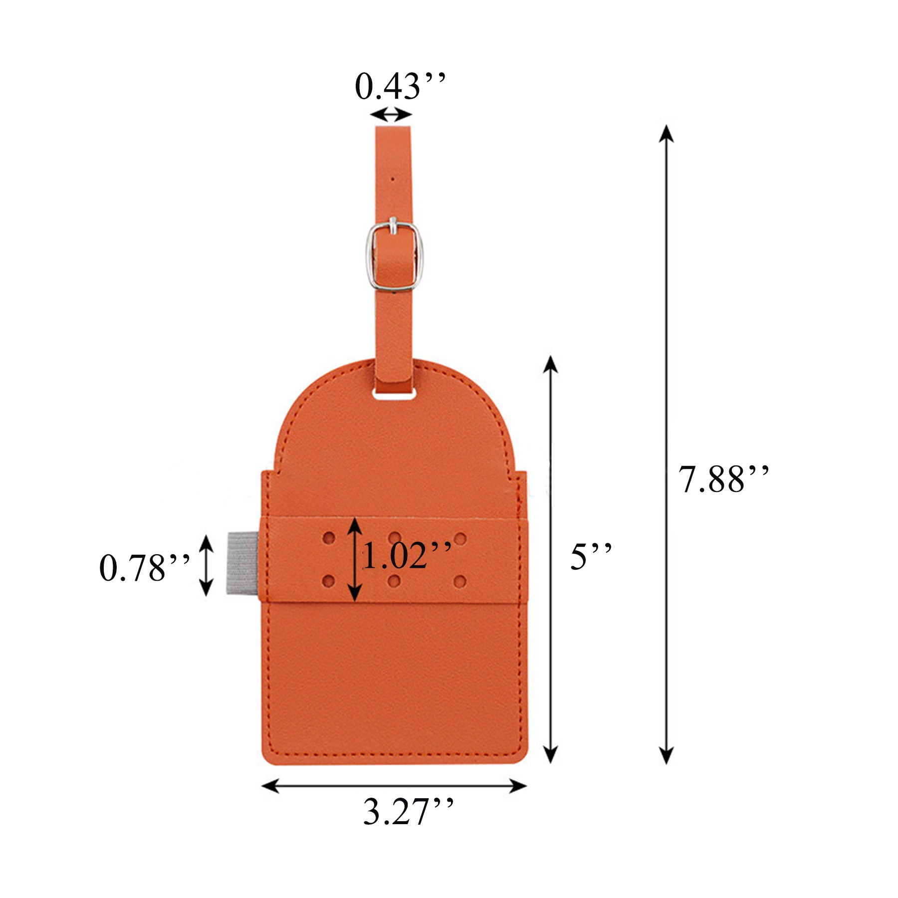 PU Leather Mini Golf Tee Holder 8