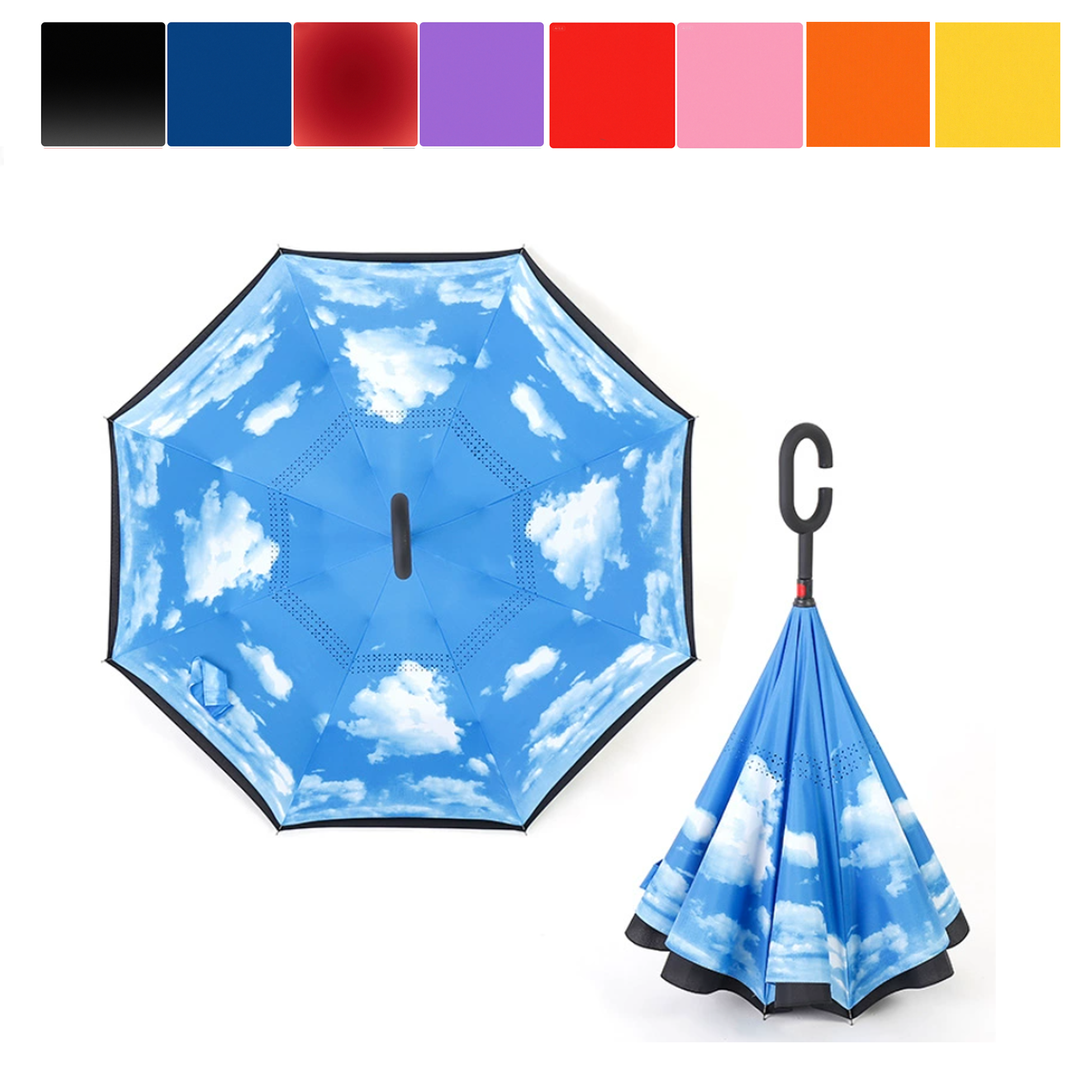C Handle Reverse Umbrella 1
