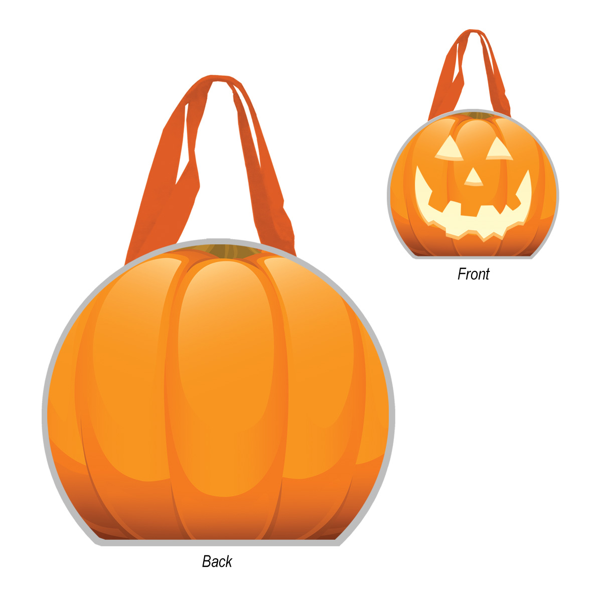 Reflective Halloween Pumpkin Tote Bag 8