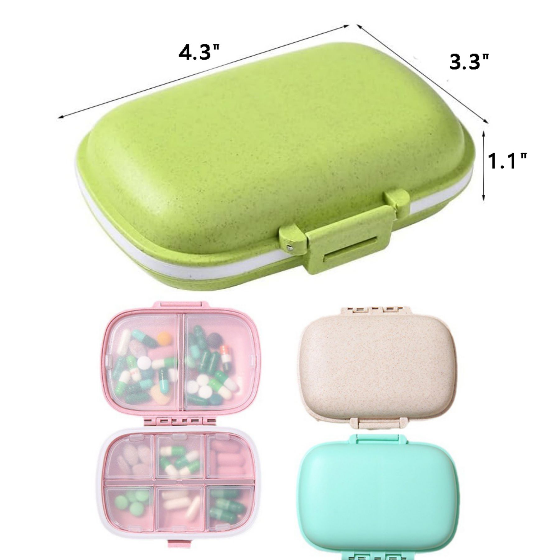 8 Grid Travel Medicine Box 3